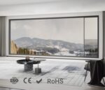 المنيوم شباك ثابت دبل 1+1 جام قطاع 45