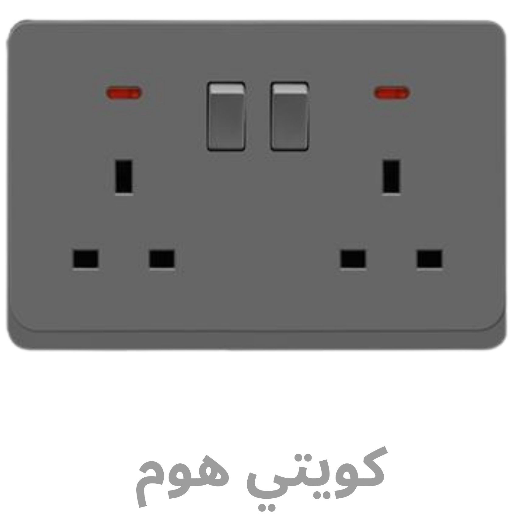شركة آرت هاوس للمطابخ و الأبواب و الشبابيك (550 x 550 px) - 2026-01-07T121050.332 EVB-K41-13A 2GANG NEON B - الصورة 1