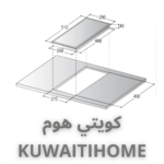 ⁦طباخ سيراميك مفاتيح 30 سم /  ELECTRIC CERAMIC HOB WITH KEYS 30 CM.   MODEL : GOLD – 25 CH 2⁩ - الصورة ⁦2⁩