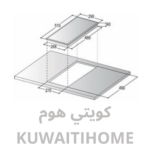 ⁦طباخ كهرباء سيراميك باللمس 30 سم⁩ - الصورة ⁦2⁩