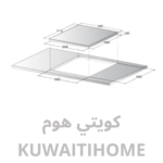 ⁦طباخ كهرباء سيراميك مفاتيح 60 سم⁩ - الصورة ⁦3⁩