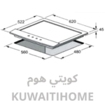⁦طباخ غاز 4 عيون هفي ديوتي⁩ - الصورة ⁦3⁩