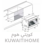 ⁦فرن غاز 90 سم مع مروحه⁩ - الصورة ⁦3⁩