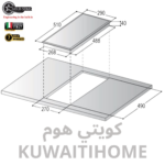 ⁦طباخ سيراميك باللمس 30 سم⁩ - الصورة ⁦3⁩