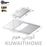 ⁦طباخ كهرباء حجري مفاتيح 30 سم⁩ - الصورة ⁦3⁩