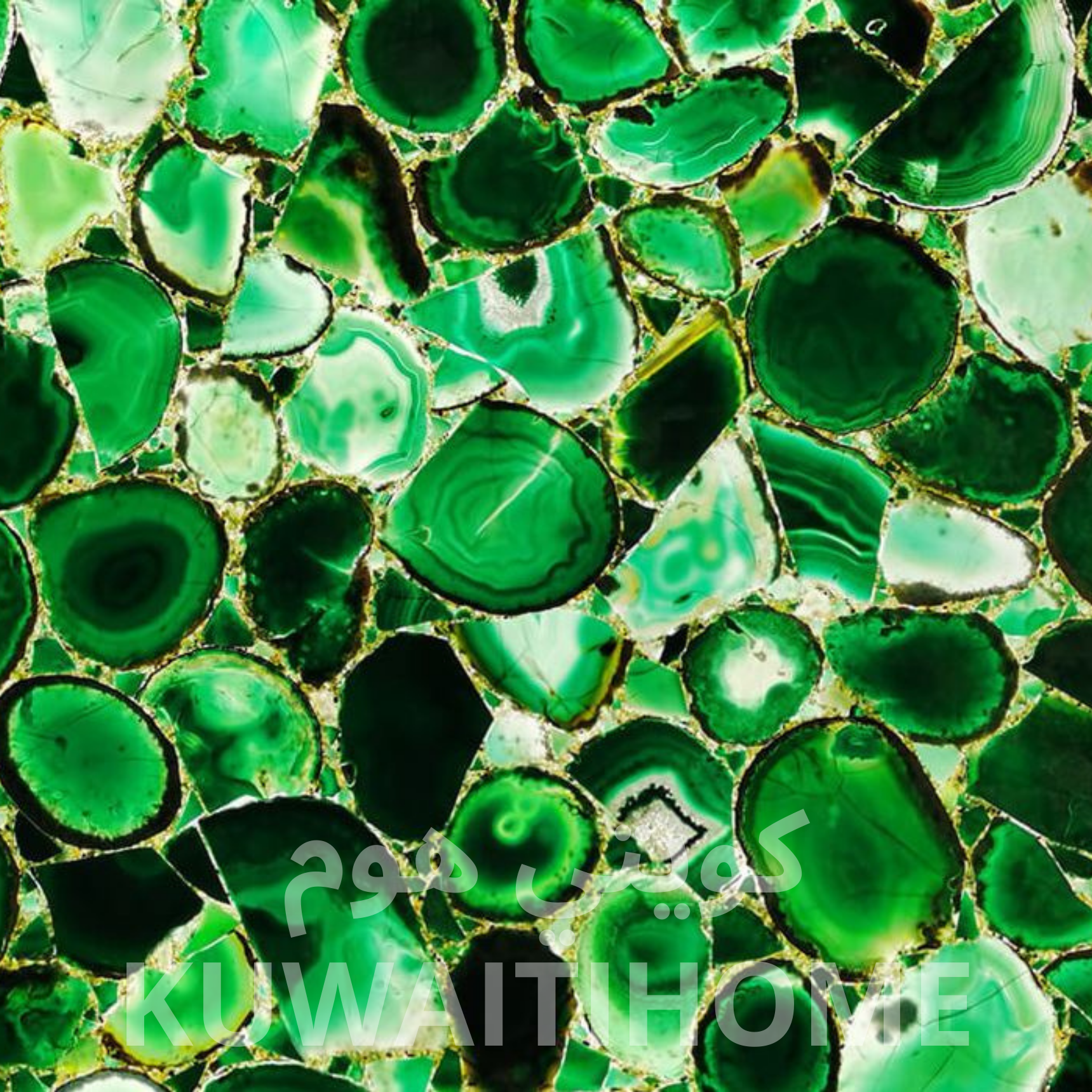 شركة آرت هاوس للمطابخ و الأبواب و الشبابيك (550 x 550 px) - 2026-01-14T171944.455 Green Agate رخام - الصورة 1