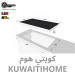 ⁦طباخ غاز هفي ديوتي 90 سم مع 6 عيون⁩ - الصورة ⁦3⁩