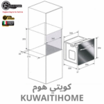 ⁦هفي ديوتي فرن كهربائي اسود 60 سم مع مروحة⁩ - الصورة ⁦4⁩