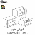 ⁦هفي ديوتي فرن غاز 90 سم استنلس ستيل مع 2 مروحة⁩ - الصورة ⁦4⁩