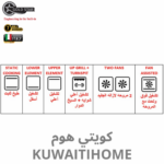 ⁦فرن كهرباء 90 سم مع 2 مروحة⁩ - الصورة ⁦3⁩